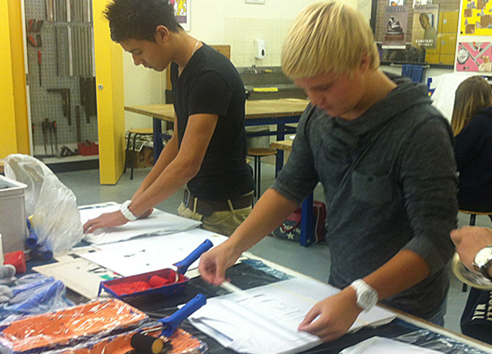 Street Art workshop Northgo College