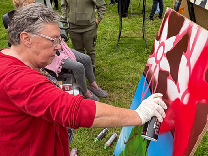Graffiti workshop Portaal